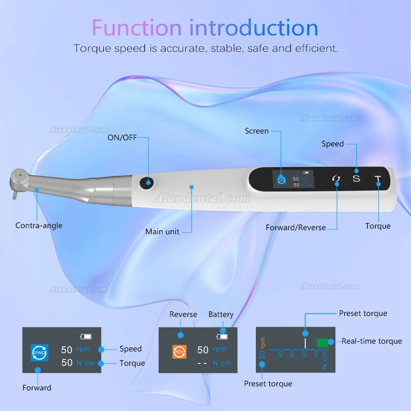 Dental Electric Universal Implant Torque Wrench Implant Prosthetic Kit 10-50N.cm